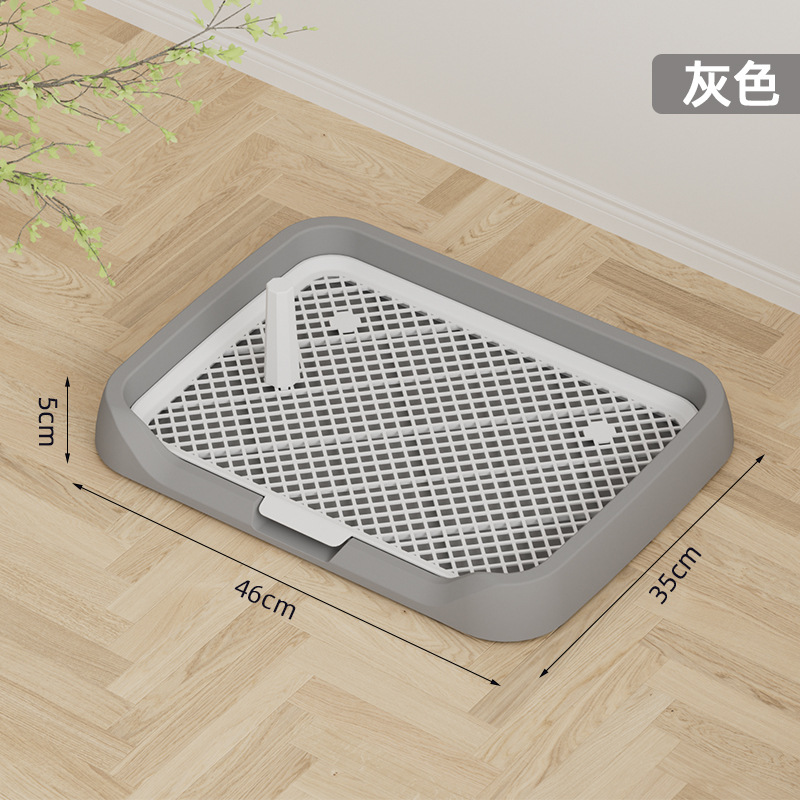 Inodoro de perros supergrande anti-derrames con columna vertical desmontable lavable lavabo de excremento de planta de lavabo de excremento de excremento