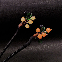 New Chinese Style Ancient Style Love Token Gift Bag Wooden Hairpin Retro High-End Style Versatile Hair Accessory for Hanfu and Cheongsam