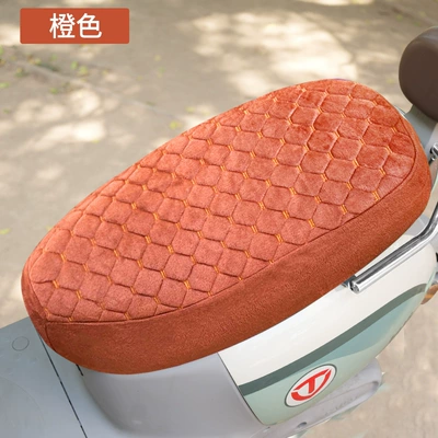 Seat Cover, Universal Warm Seat – Electric car cushion - brown-small-suitable-for-flat-surfaces-50-55cm-long