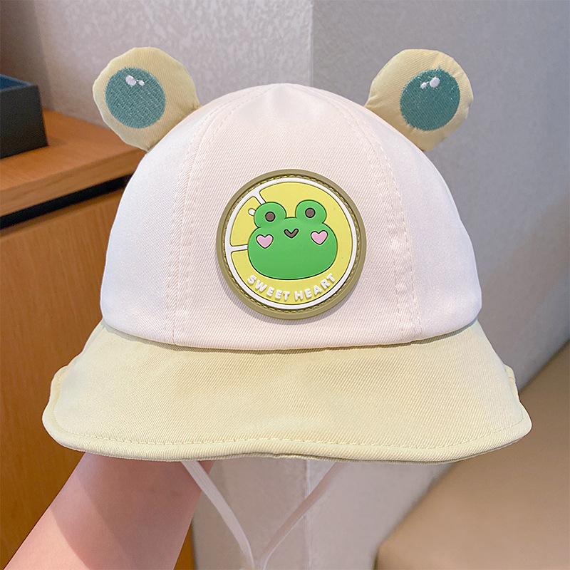 Bonito panda sombrero de dibujos animados 2025 nuevo bebé sombrero pescador sombrero de verano para niños niñas sombrero de sombrero de protección solar