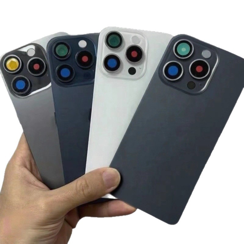 Aplicable a Apple iPhone trasero vidrio con soporte imán cargado inalámbrico cubierta trasera película de vidrio templado