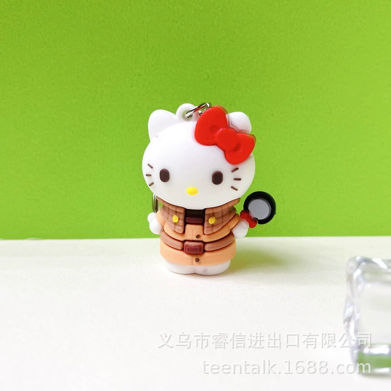 Hello kitty, карикатурный креатив ключодержа, подвеска, кот, подарок на день рождения