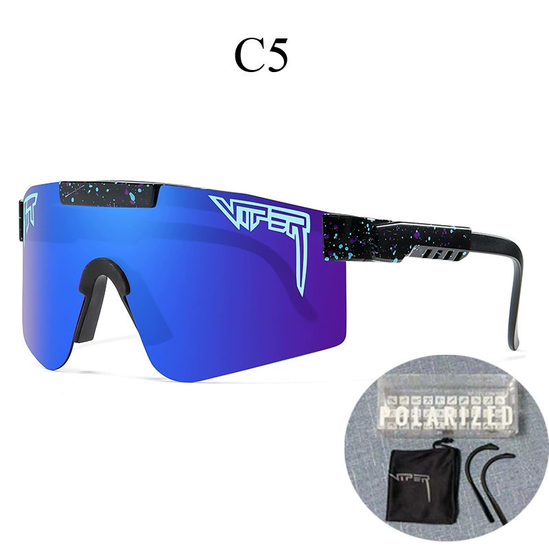 Очки для езды Pit Viper TR90, ветрозащита, поляризационный спорт щит, лёгкий вес 0.03 кг