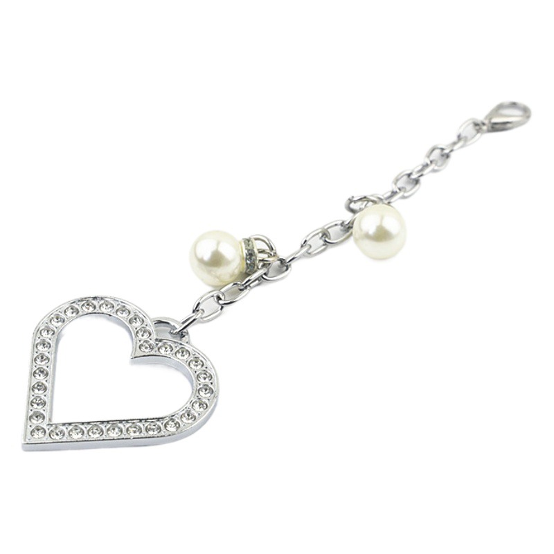 Luggage hardware accessories metal jewelry keychain heart-shaped pendant small ornaments clothing hardware accessories