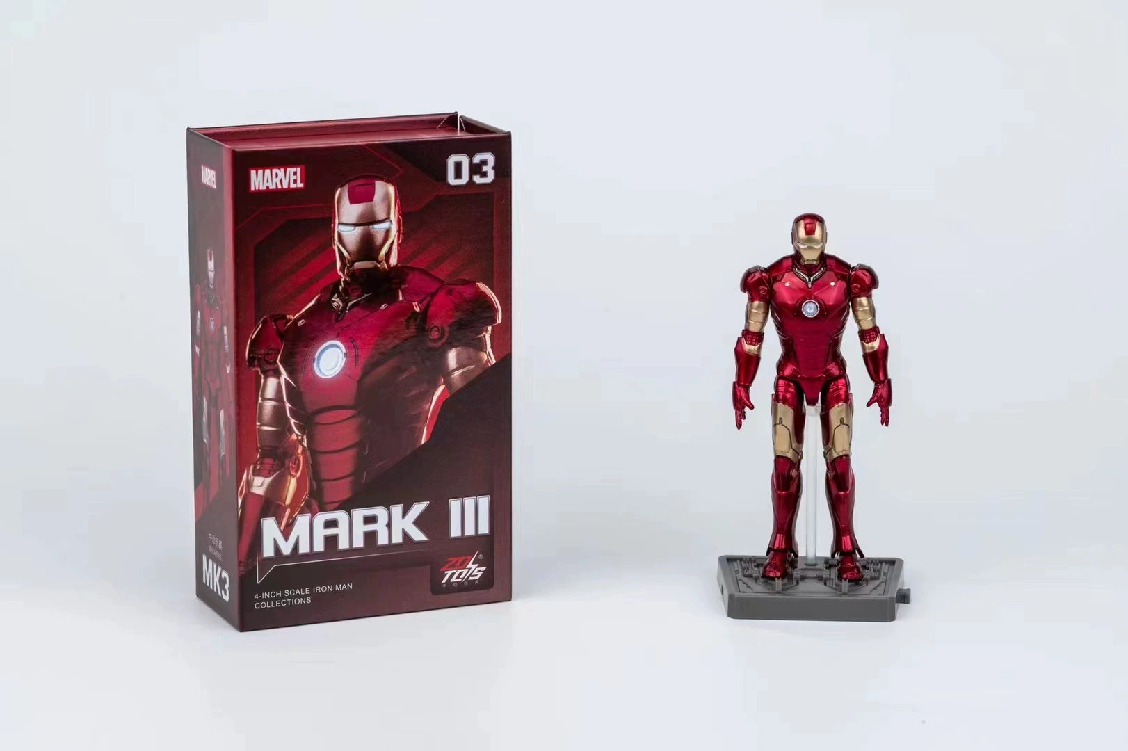 Minifigure (Marvel) MK85 Iron Man, 4-inch articulated collectible, multiple versions