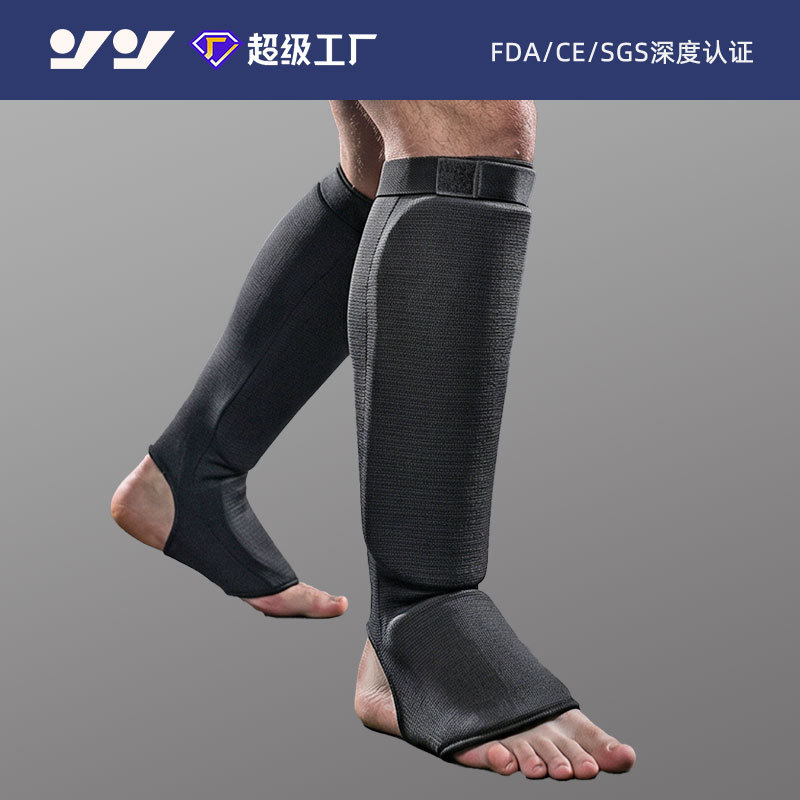 Cross-Border Boxing and Karate Shin Guards with Instep Protection, Eva Shin Guards, Martial Arts and Sanda Ankle Guards, Palm Guards, and Protective Gear Series