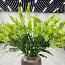 高仿真绿植鼠尾草洋苏草假花薰衣草酒店家居摆件婚庆引路造景假花