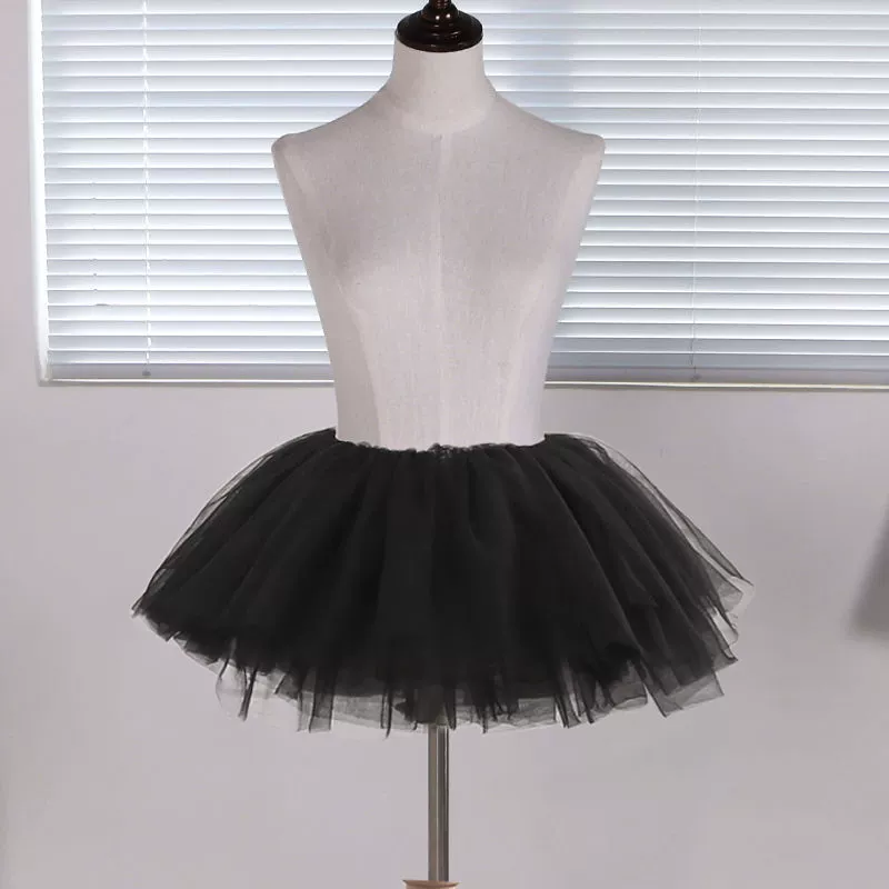 Петтикот (Lolita) шестислойный фатиновый подъюбник, 25 см короткий расклёшенный