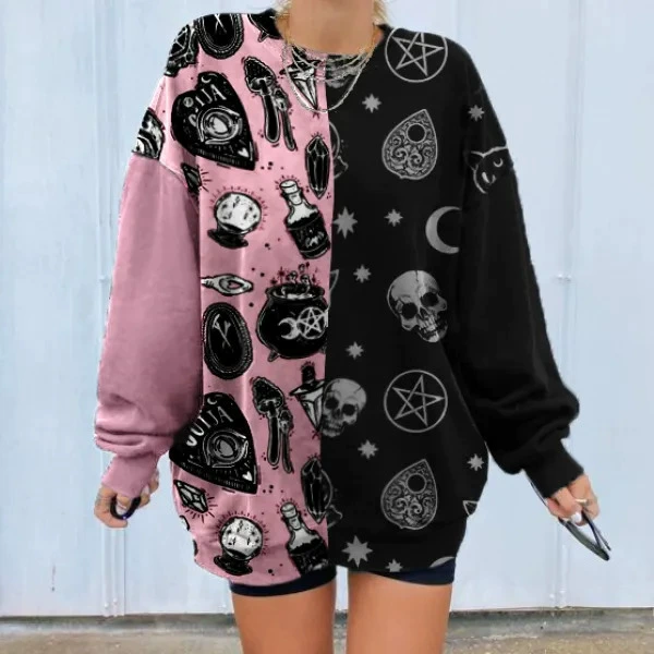 Sweatshirt, long-sleeve, 2023 collection, oversize
