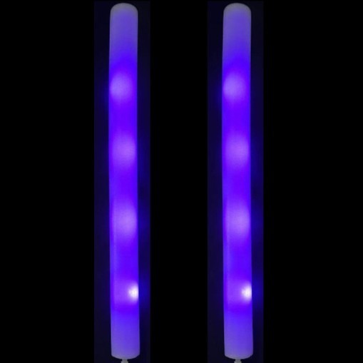 スポンジ蛍光スティックコンサートカラフルな発光スティックフラッシュスティックイベント雰囲気バー小道具バブル発光スティック|undefined