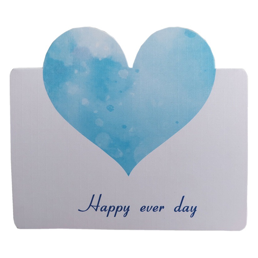 Tarjeta de felicitación de amor creativa, ramo del Día de San Valentín, tarjeta pequeña neutral, tarjeta de bendición, tarjeta de mensaje, tarjeta Ins, venta al por mayor