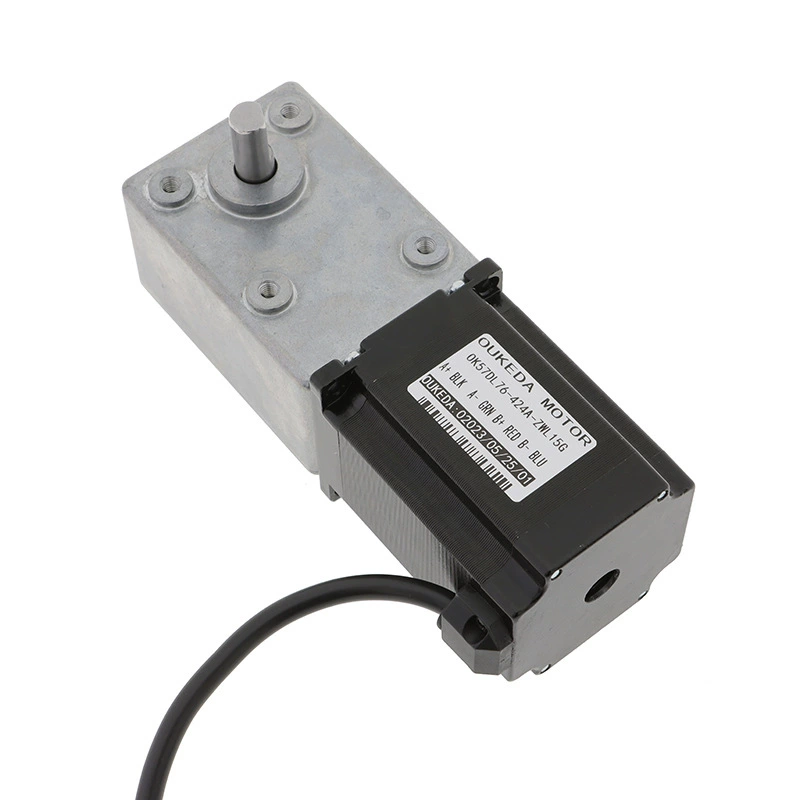 OK57DL76-424A-ZWL15G 57 мотор с редуктором под прямым углом, турбинный