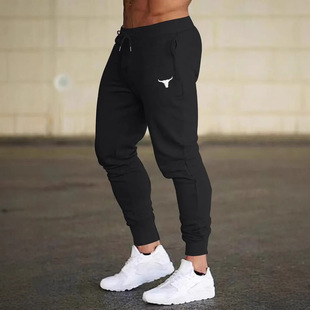 Cross-Border Fashion Drawstring Men's Fitness Sweatpants