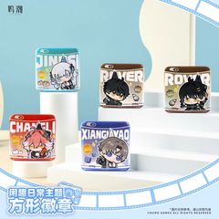 正版鸣潮闲趣日常主题方形徽章漂泊者今汐长离相方形徽章 零售价1