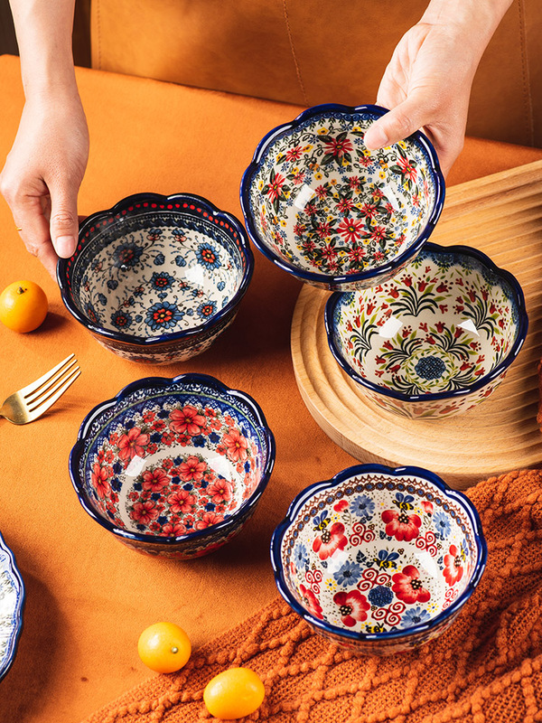 Rice Bowl, Household Bowl Set, Ceramic Small Bowl, Steamed Egg Bowl, Personal Dessert Bowl, Oatmeal Bowl, New Style Soup Bowl