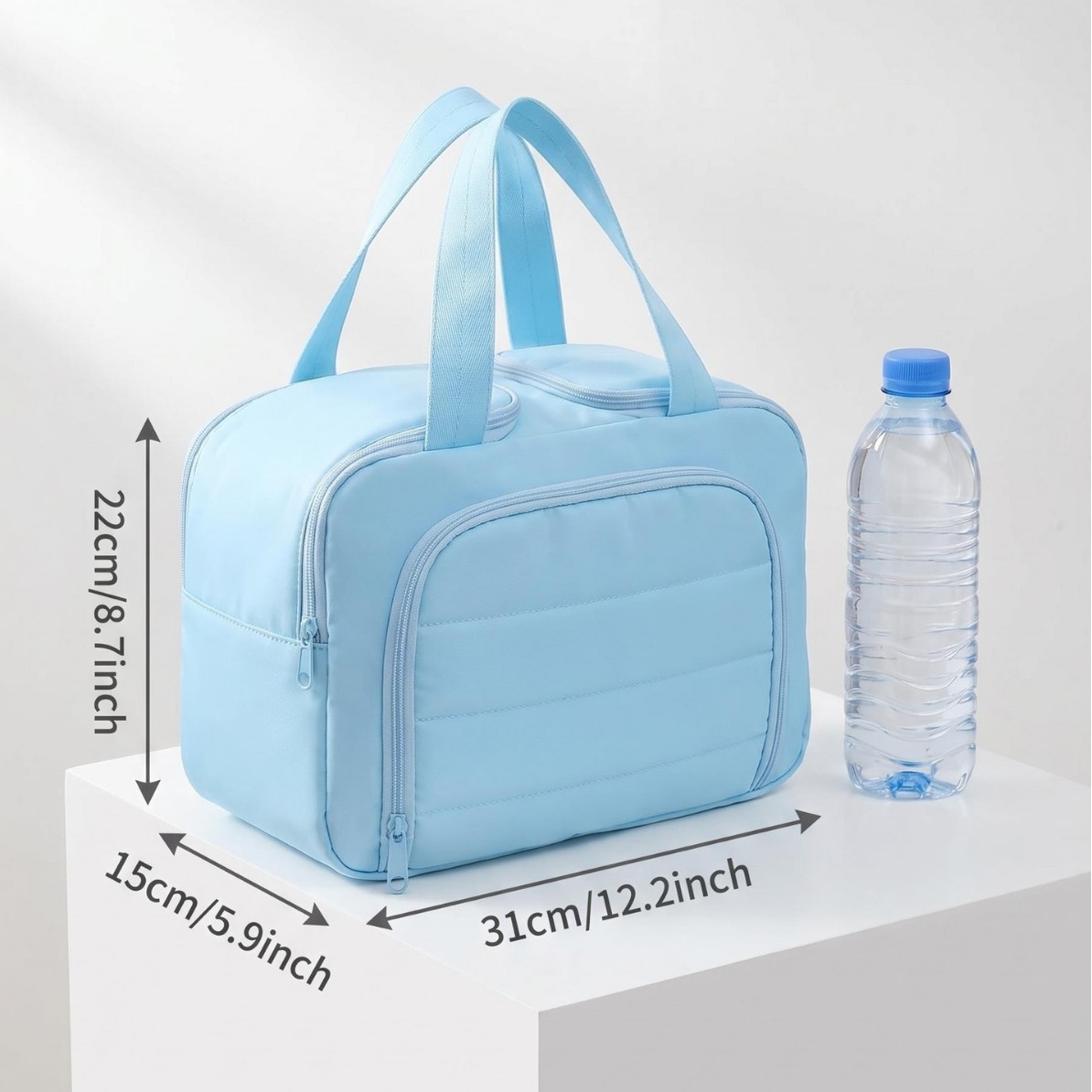 Modular Portable Double-Opening Cosmetic Bag, Cross-Border New Product, Large-Capacity Storage Bag, Women's Portable Toiletry Bag