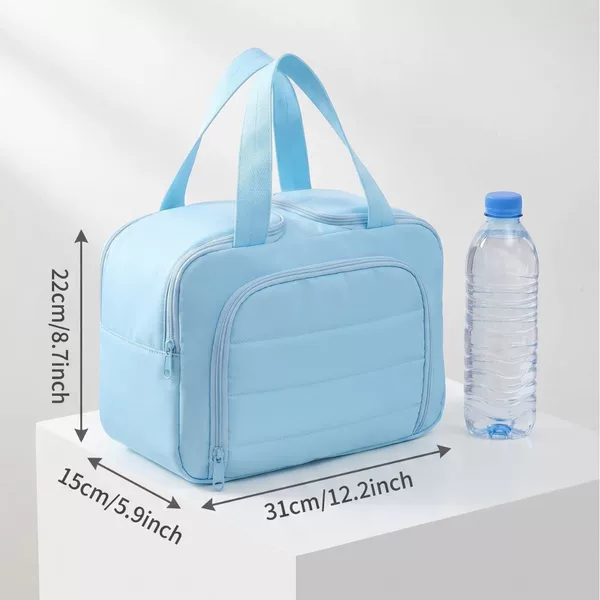 Modular Portable Double-Opening Cosmetic Bag, Cross-Border New Product, Large-Capacity Storage Bag, Women's Portable Toiletry Bag