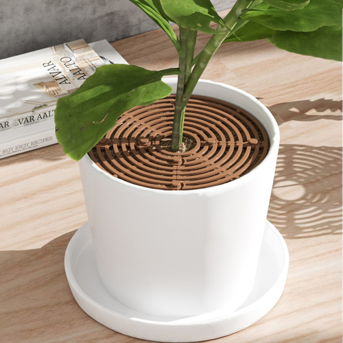 Hollow soil solidification, anti-falling, anti-child and mouse protection, flower pot soil protection cover, anti-cat protection, plant root protection mesh cover