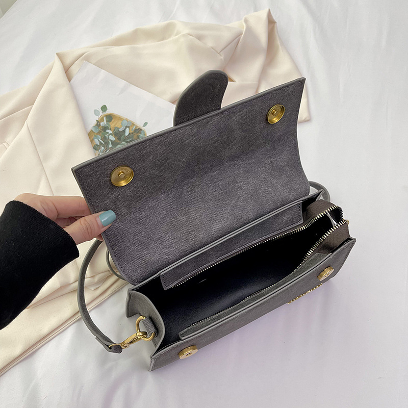 Bolso transfronterizo para mujer, textura de alta gama, diseño de nicho, bolso de hombro, tendencia de moda, bolso de mensajero simple casual de todo fósforo