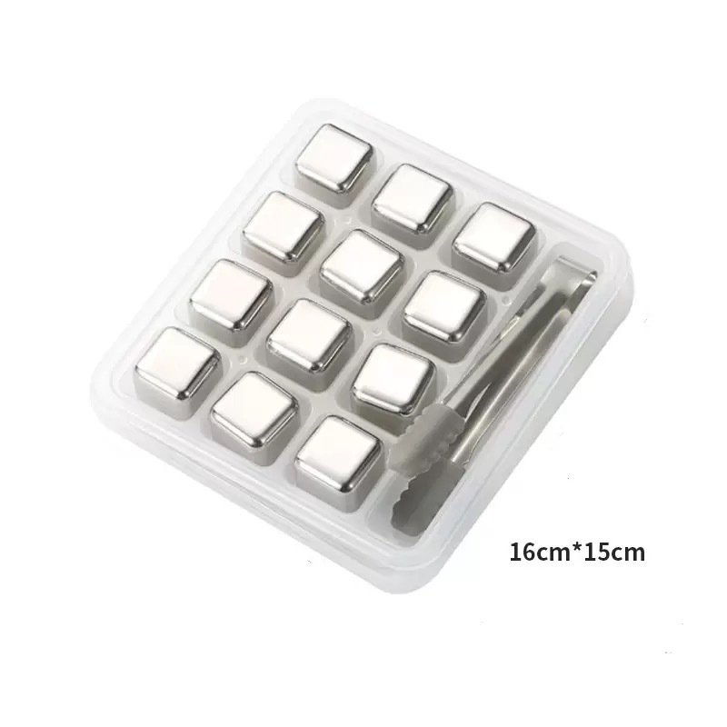 Серебристая упаковка из 12 штук с силиконовым зажимом