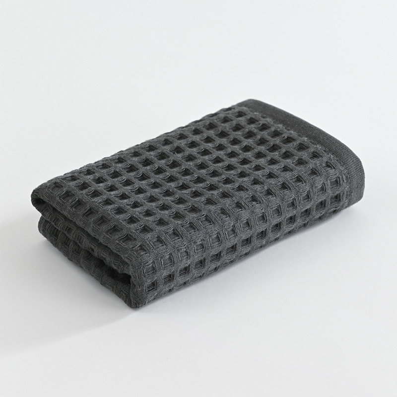 华夫格深灰色 / 毛巾35*75cm