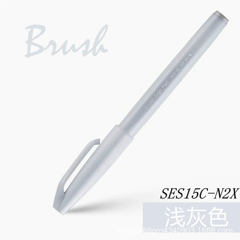 Новый цвет японской ручки Pentel Pentita Touch, цветной корпус, мягкая головка, цветочный рисунок на корпусе