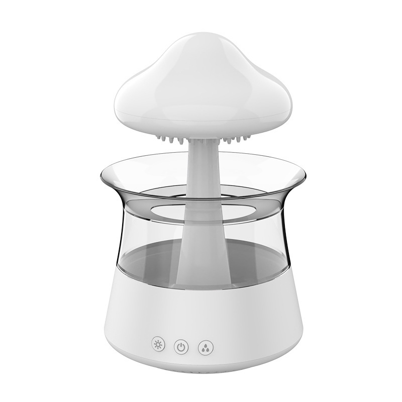 Ch06新型リモコン雨加湿器超音波霧化七彩精油アロママシン雨滴加湿噴霧器|undefined