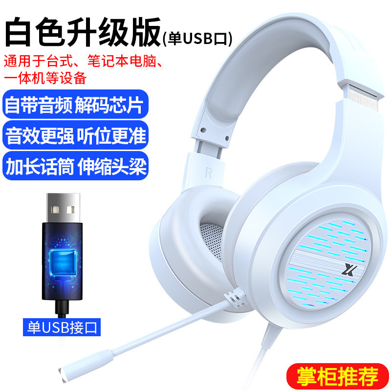 White 7.1 Laughing Edition Headphones