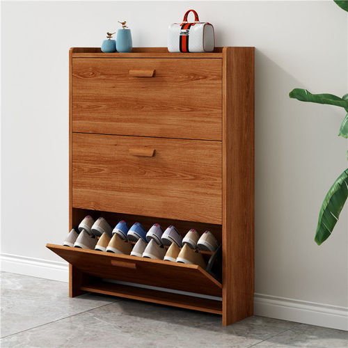 G3YN Shoe Cabinet, Thin Flip-Over Shoe Rack 17cm Width, Narrow Entrance Hall Economical Home Use White Large Capacity Doorway