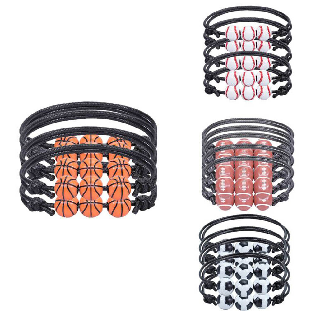 Simple Style Ball Arylic Beaded Unisex Bracelets 1 Piece