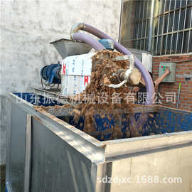 供应不锈钢泔水分离机 锯末酒糟干湿处理机 振德粪便分离机图片