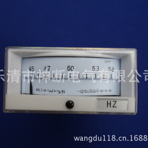 【批销】46L1-45-50-55HZ/100V频率表