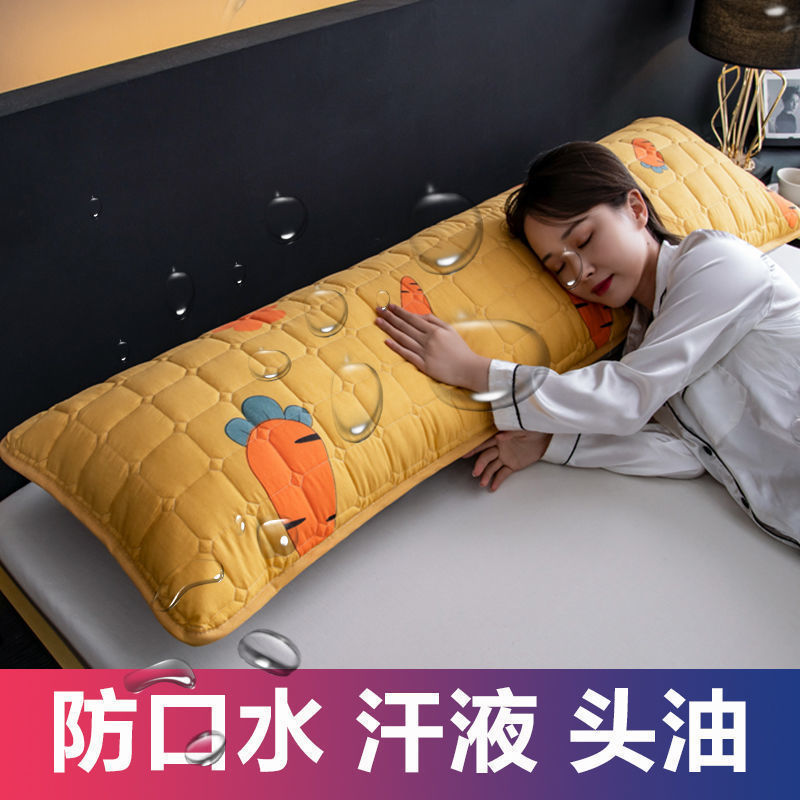 waterproof Cotton clip pillow case thickening a pair pillowcase dormitory adult 48*74 Single pillow cover