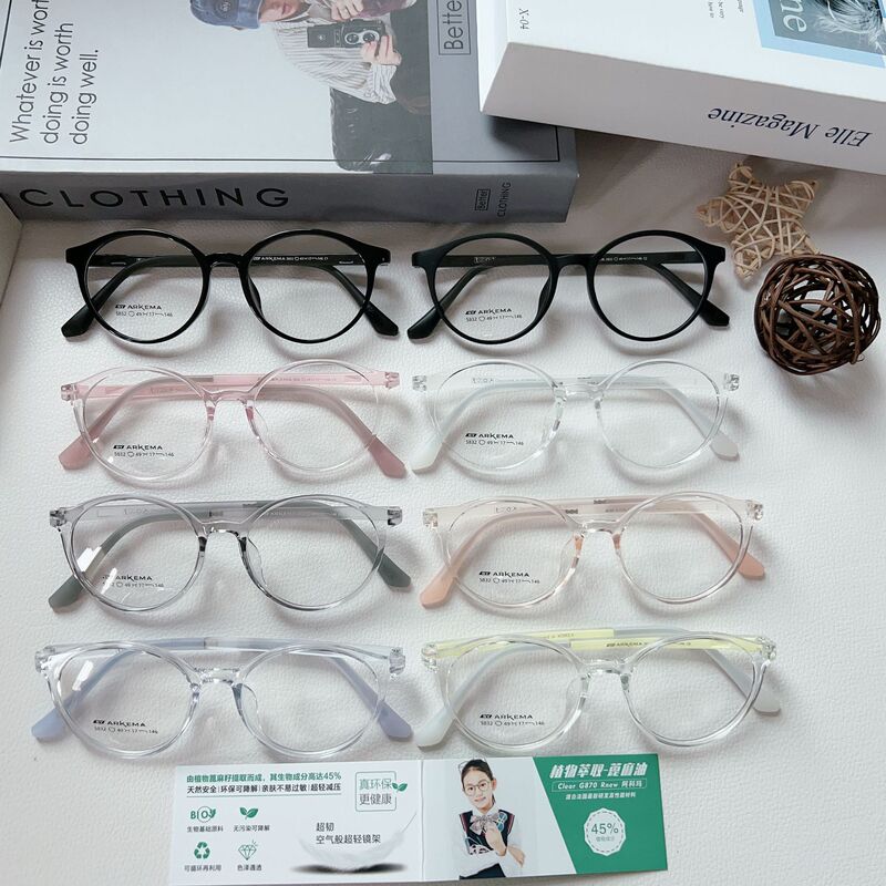High-Quality Arkema Ultra-Light Tr90 Trendy Eyeglass Frames, Eco-Friendly Material, Youth Myopia Eyeglass Frames High-Quality Arkema Ultra-Light Tr90 Trendy Eyeglass Frames, Eco-Friendly Material, Youth Myopia Eyeglass Frames