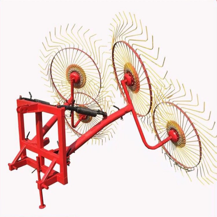 牵引搂草耙子牵引搂草机四轮车配套液压搂草机指盘牧草收集搂草机