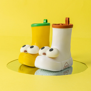 Children's Cartoon Rain Boots for Boys and Girls Lightweight Water Shoes for Baby Children Waterproof Shoe Cover for School Special Non-slip Rain Boots Cute