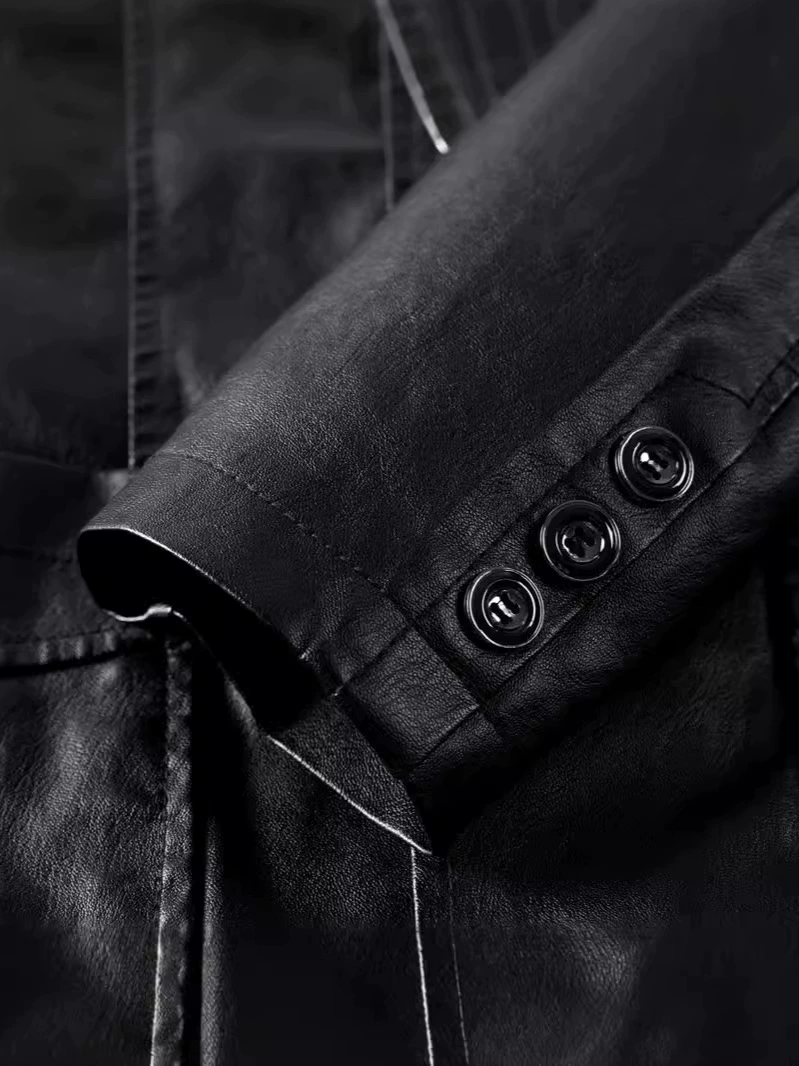 Костюм, полимерная куртка, (Cross-border trading), Slim fit