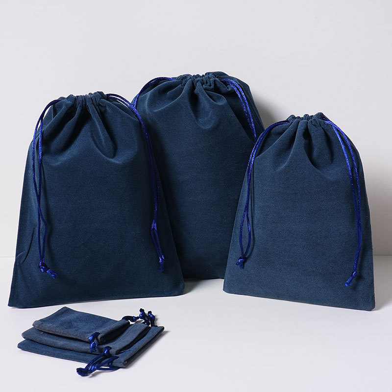 Navy blue; 5*7cm; knitted bottom flannel