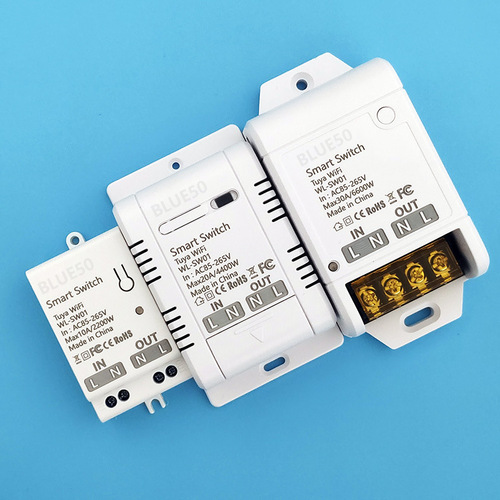 Doodle WiFi Smart Switch Interrupter WIFI+RF433 High Power 30A Remote Voice Lamp Switch