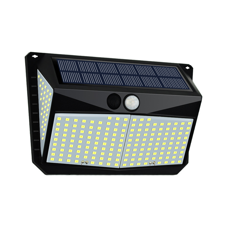 クロスボーダー LED ソーラー人体センサーライトハイライトインテリジェント光制御屋外中庭ガーデンウォールライト壁ランプ|undefined