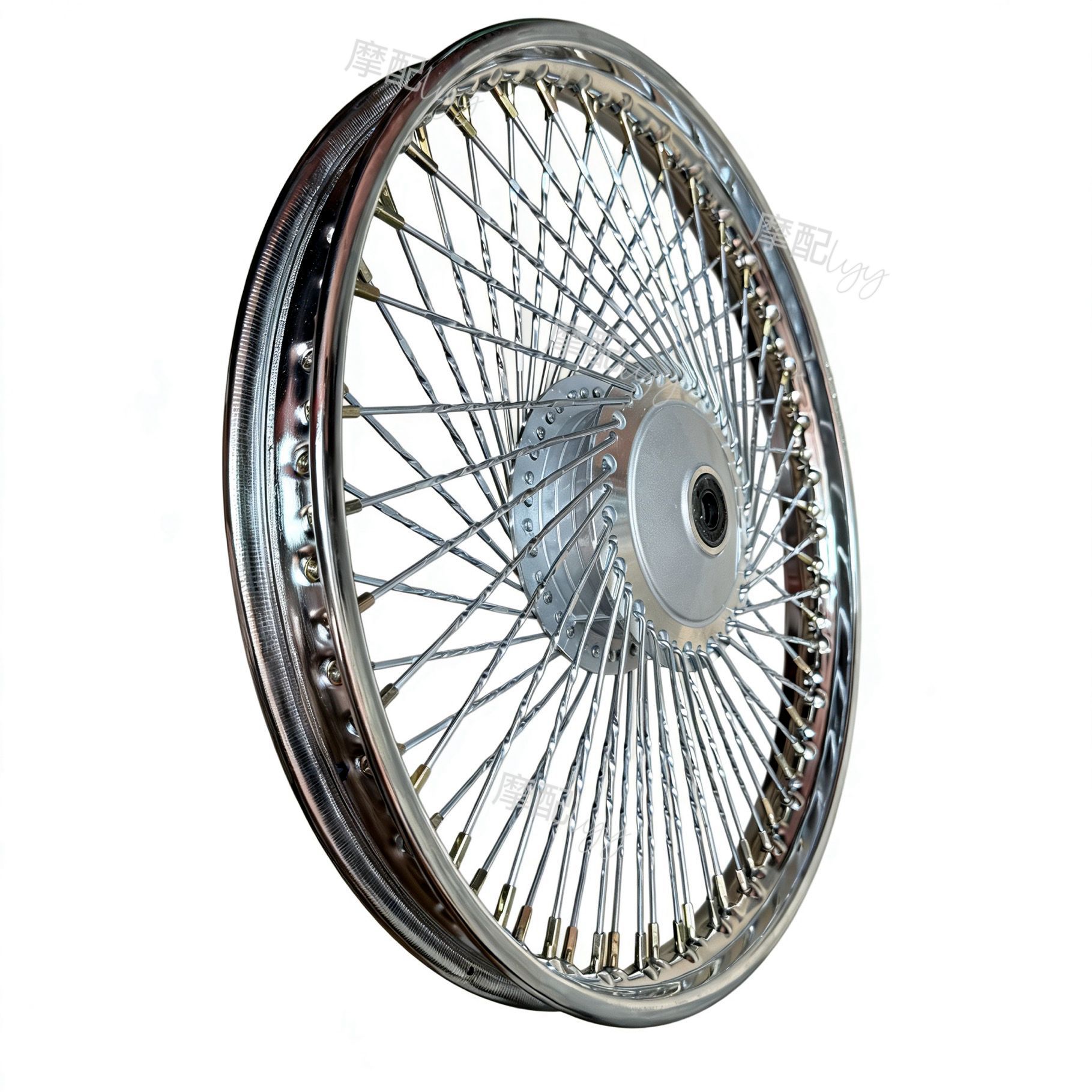 Motorcycle Parts Cg125 Happiness Men's Motorcycle Encrypted 72 Steel Wire Assembly Motorcycle Front and Rear Steel Rims
