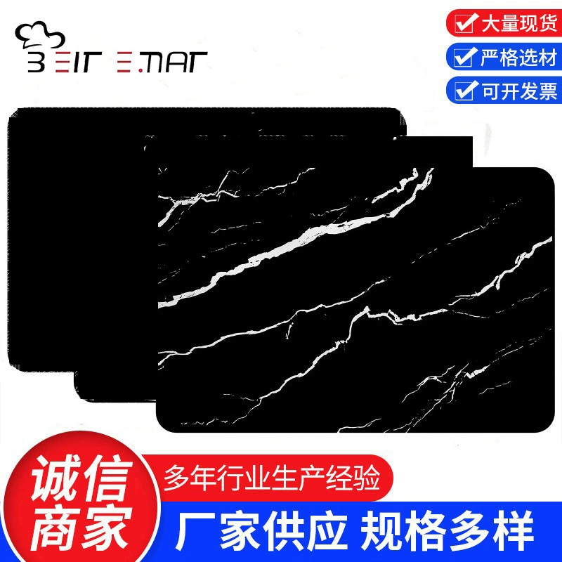 Подлинность гарантирована 53*61 закругленные углы Японские и корейские термостойкие изоляционные прокладки устойчивые к высоким температурам очень большие силиконовые индукционные прокладки для плиты с черным дном