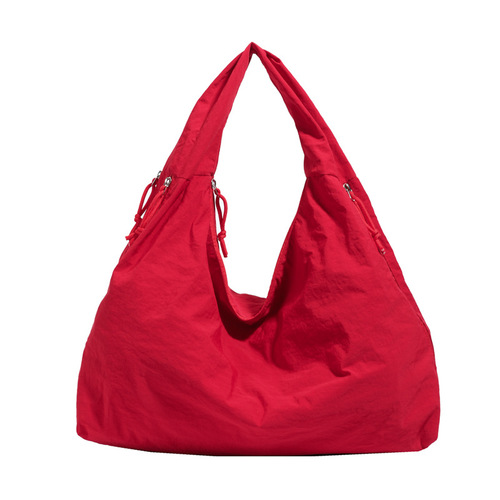 2025 Tot Bag Large Capacity Trendy Casual Shoulder Bag Korean Style Daily Simple Commute Backpack