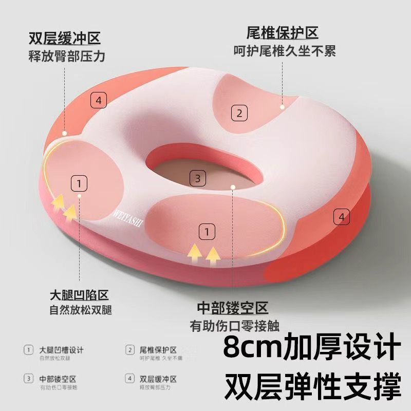 孕妇坐垫产妇顺产尾椎产后侧切撕裂月子座垫减压痔疮垫屁股垫|undefined