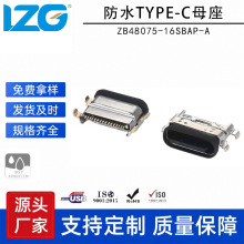 ���������ͷ�ˮTYPE-Cĸ��16Pin��늽ӿ��B����IPX7���^USB