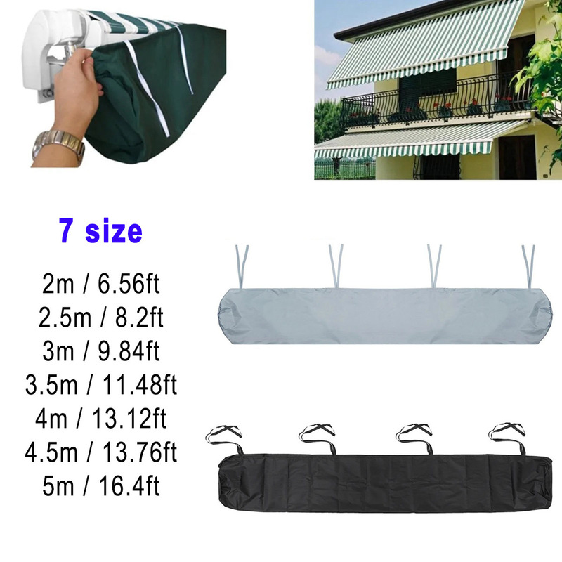 Outdoor Retractable Roller Shutter Protective Cover, Terrace Canopy, Sunshade, Rainproof, Sunproof, Snowproof Cover, Dustproof Protection