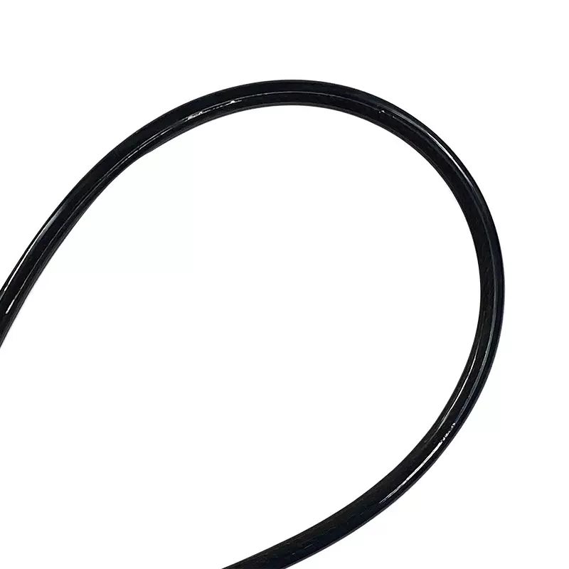 黑色包胶绳PU涂塑钢丝绳健身器材拉线包塑5mm6mm7x19吊绳跳绳防锈