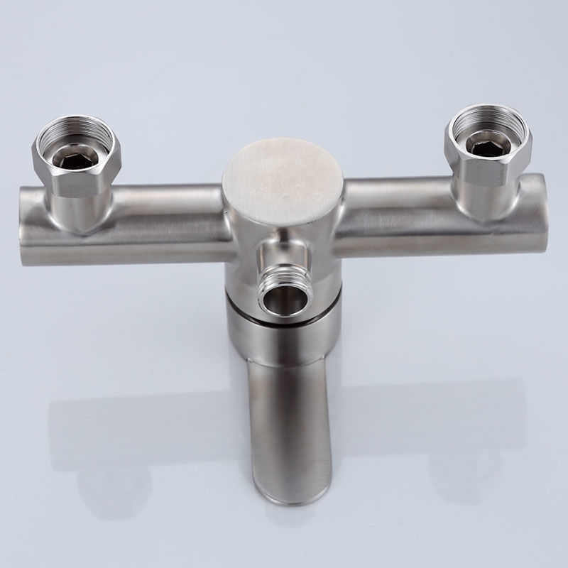 304 acero inoxidable baño escondido válvula mezcladora de agua baño conjunto de ducha calentador de agua de baño grifo frío y caliente