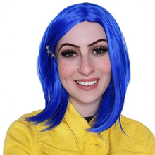 万圣节鬼妈妈卡洛琳假发亚马逊跨境热销cosply头套欧美派对学生发