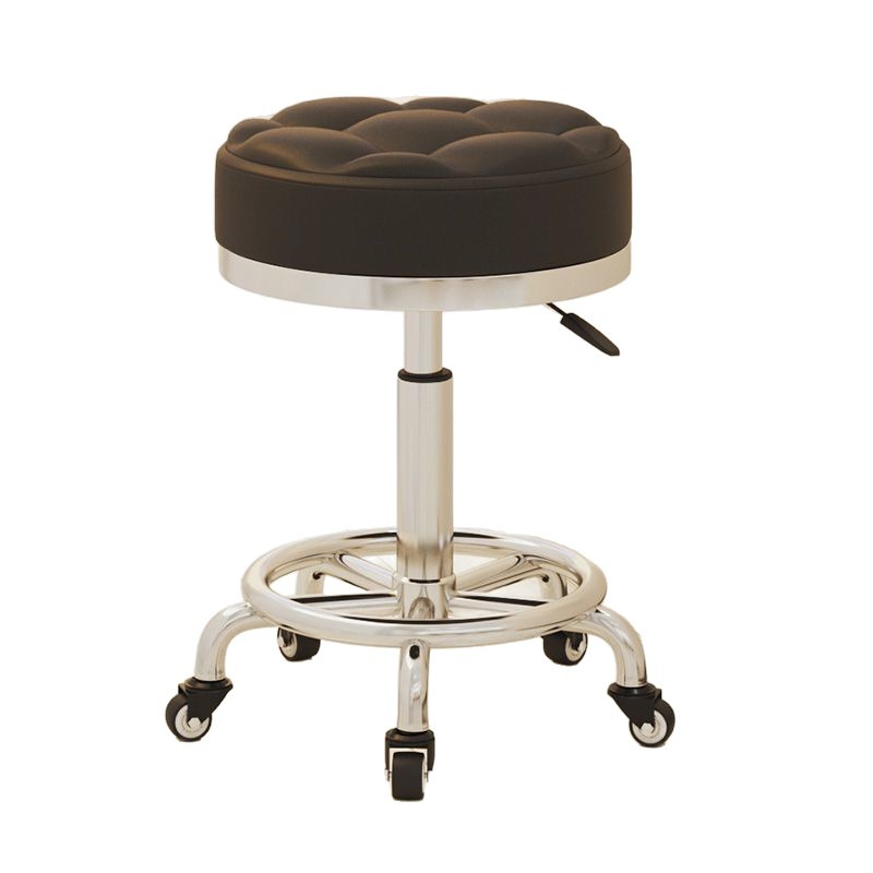 Taburete de belleza, polea de elevación rotativa, taburete de computadora, taburete de manicuría, taburete redondo, peluquería, silla giratoria, salón de peluquería especial